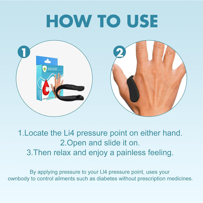 ACCUplus+ Sugar Control Acupressure Point Clip - Buy 1 Get 1 Free