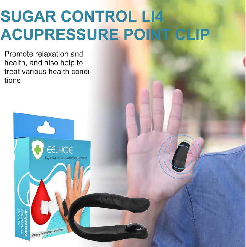 ACCUplus+ Sugar Control Acupressure Point Clip - Buy 1 Get 1 Free